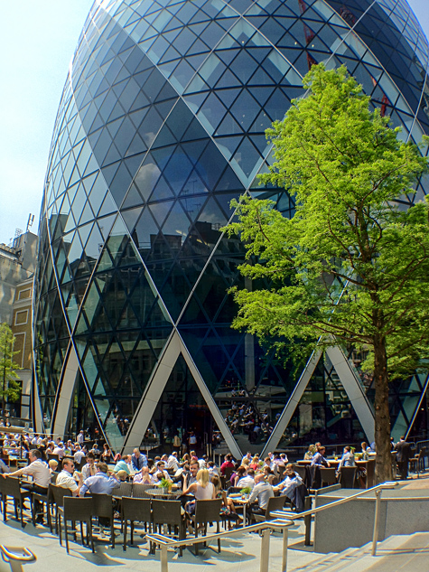 Terrace 30 St Mary Axe London