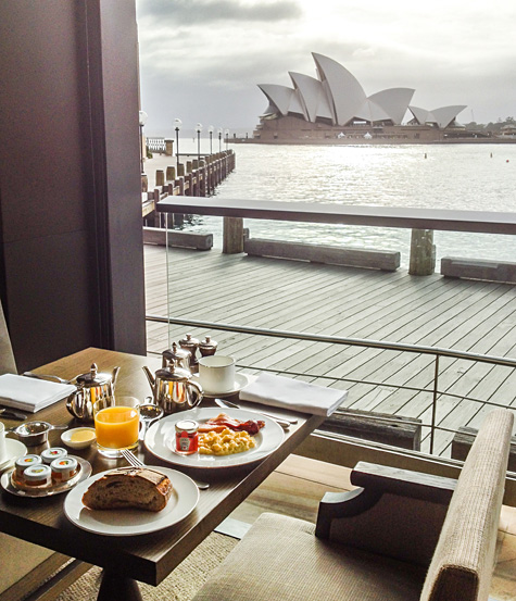 Breakfast at Park Hyatt Sydney