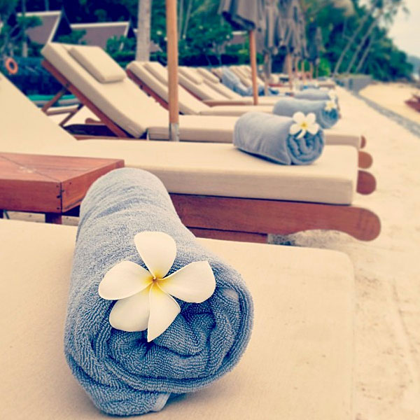 Chilling at the beach, InterContinental Koh Samui Baan Taling Ngam Resort