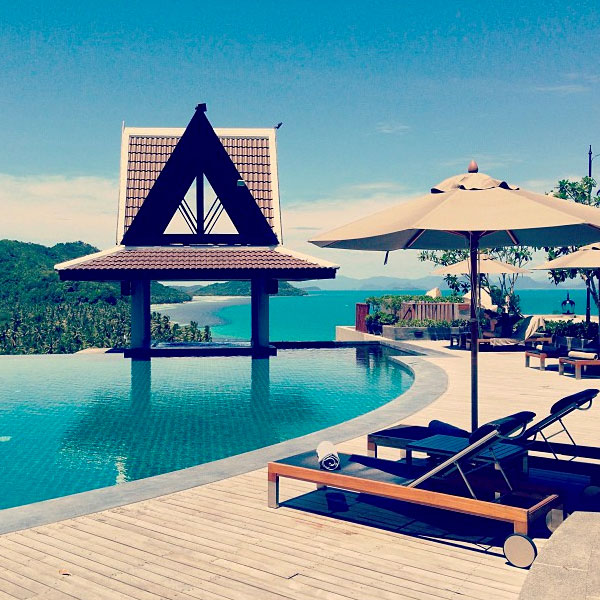 Infinity Pool at InterContinental Koh Samui Baan Taling Ngam Resort