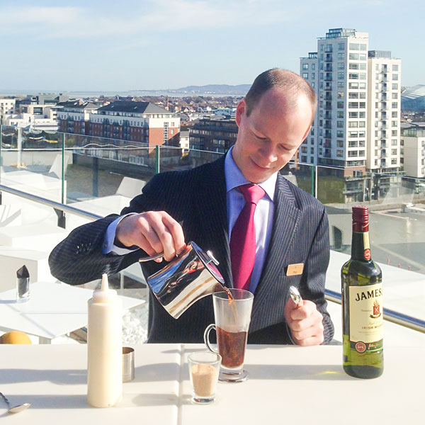 Master Class Irish Coffee Making at The Marker Hotel in Dublin