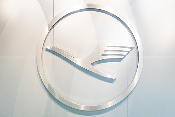 Lufthansa Logo at Frankfurt Airport