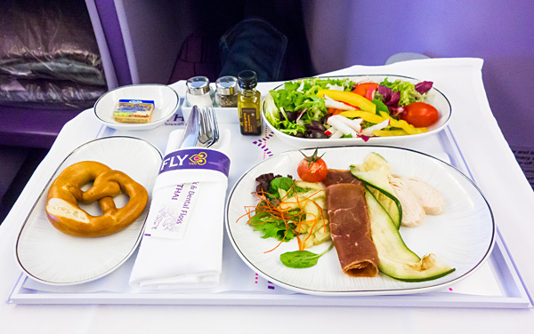 Thai Airways Royal Silk Business Class First Course