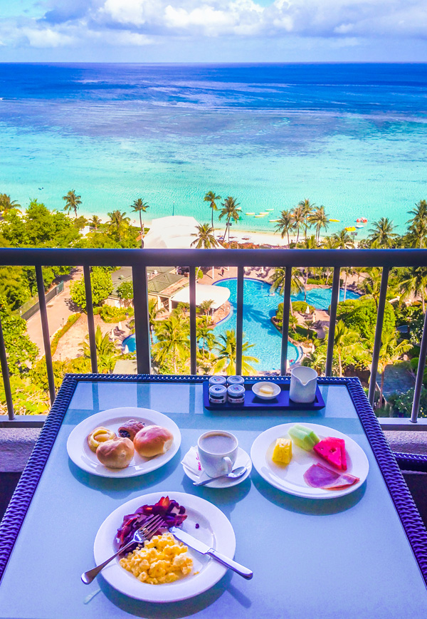 Breakfast at Regency Club at Hyatt Regency Guam