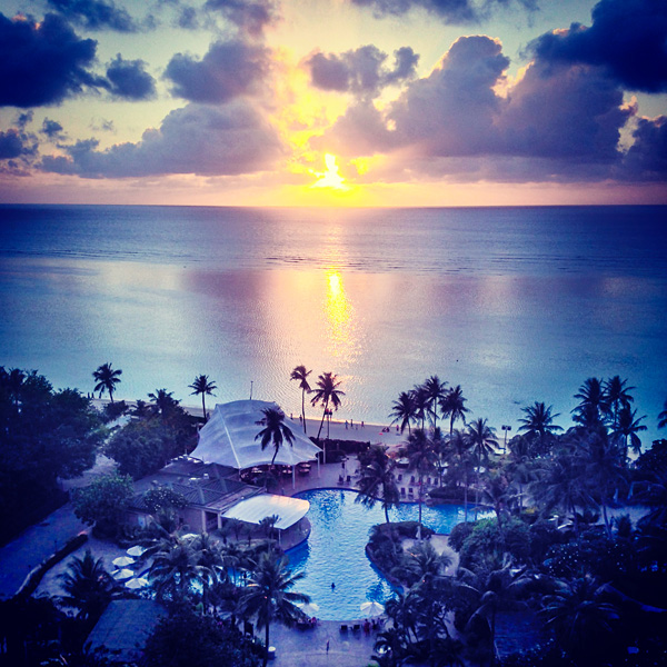 Sunset at Hyatt Regency Guam