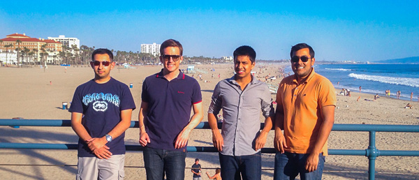 Travel bloggers meet-up at Santa Monica Pier