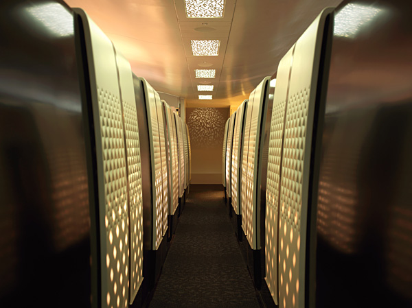 Etihad Airways A380 First Class Apartment Aisle
