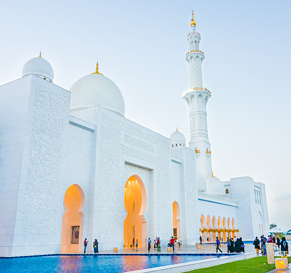 Sheikh Zayed Mosque Abu Dhabi Blue Hour