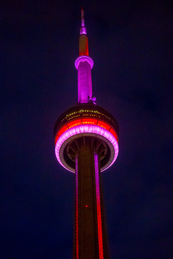 CN Tower seen from InterContinental Toronto Centre
