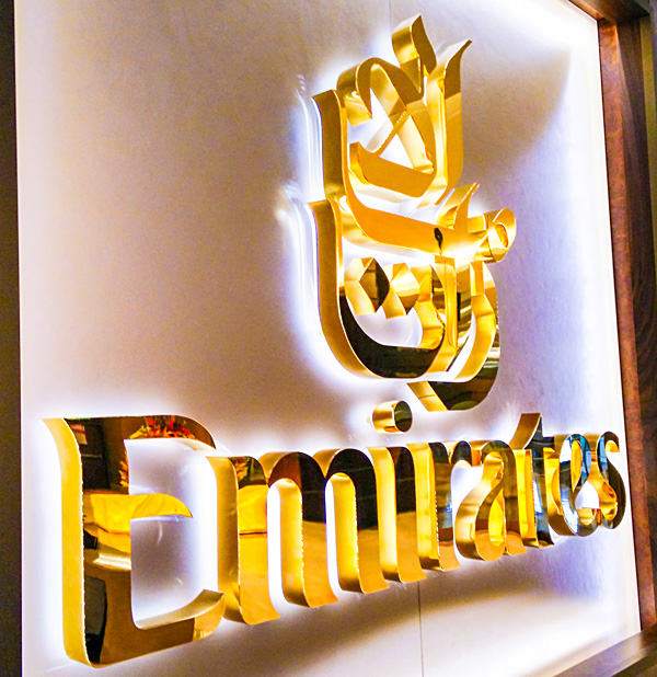 Emirates First Class Lounge Dubai Logo