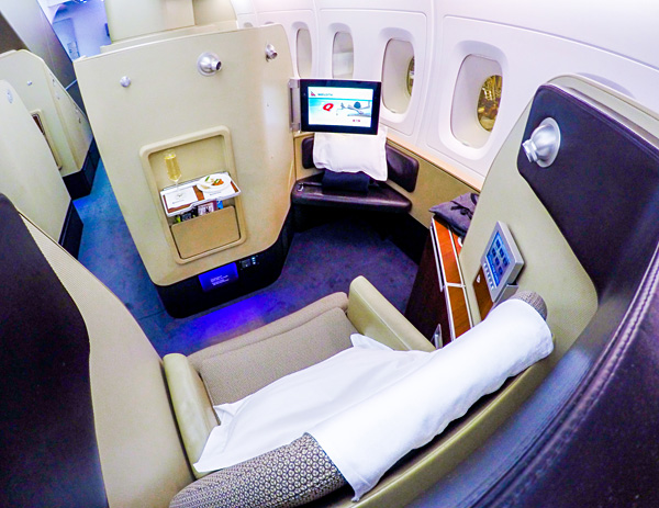 Qantas First Class A380 Seat 3K