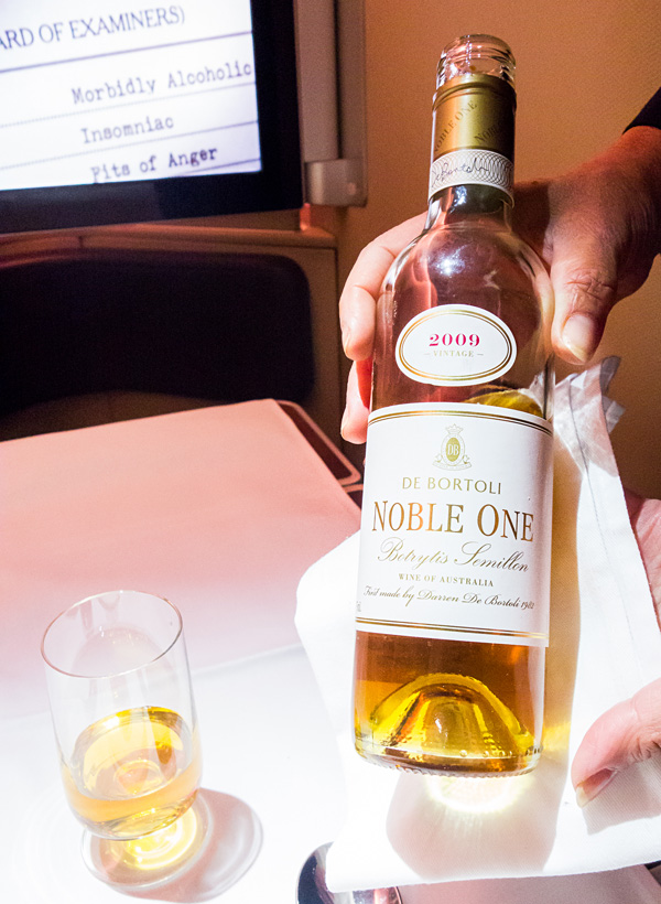 Qantas First Class Wine - 2009 De Bortoli Noble One Botrytis Semillon