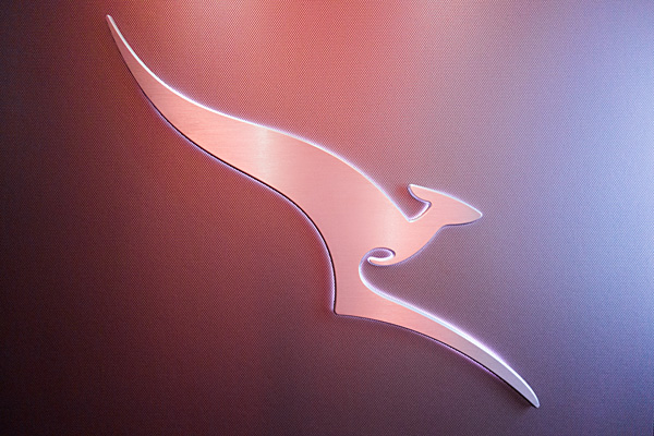 Qantas Kangaroo at A380 First Class