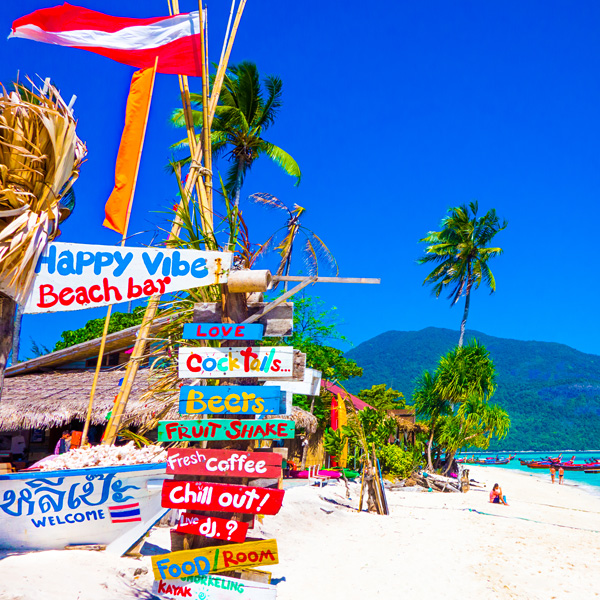 Happy Vibe Beach Bar Sunrise Beach Koh Lipe