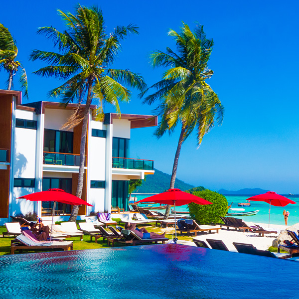 Idyllic Concept Resort Pool Sunrise Beach Koh Lipe