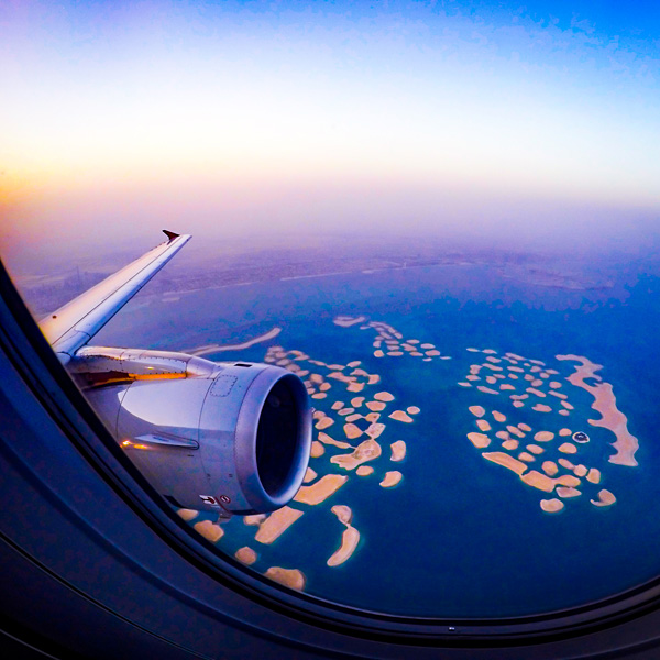 Sunrise at The World, Dubai