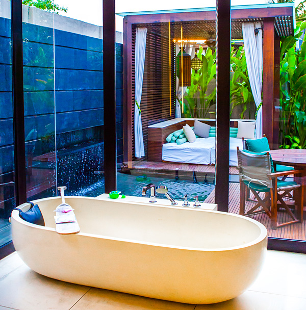 Bathroom with a view W Retreat Spa Bali