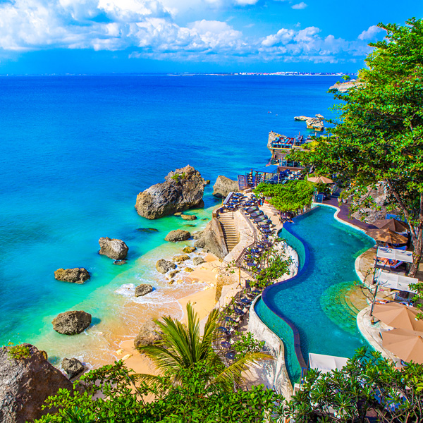 Infinity Pool at Rock Bar Ayana Resort Bali