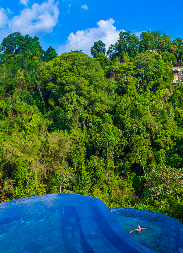 Swimming Pool at Hanging Gardens Ubud Bali Indonesia