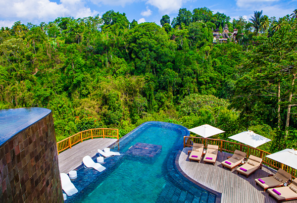 Swimming Pool at Hanging Gardens Ubud Bali