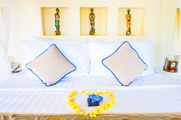 Villa bedroom Hanging Gardens Ubud