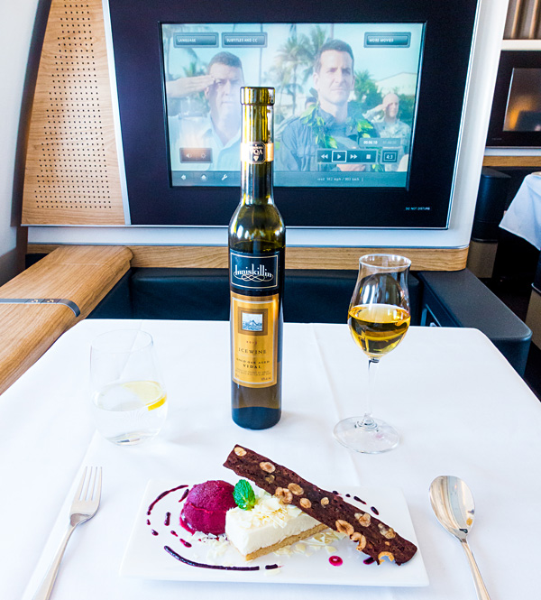 Swiss First Class Alpine Dream Dessert with Ice Wine
