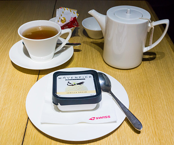 Swiss First Class MovenPick Vanilla Icecream