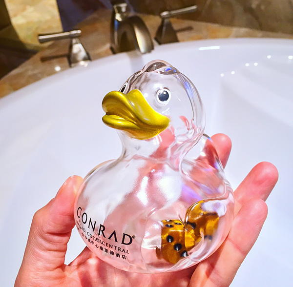 Bathroom Rubber Duck Conrad Macao Cotai Central