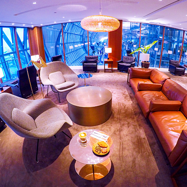 Cathay Pacific Business and First Class lounge Bangkok airport