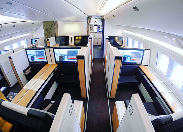 New SWISS First Class Cabin on B777-300ER