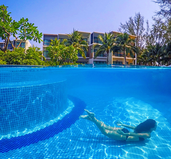 Pool at Holiday Inn Mai Khao Beach , Phuket, Thailand
