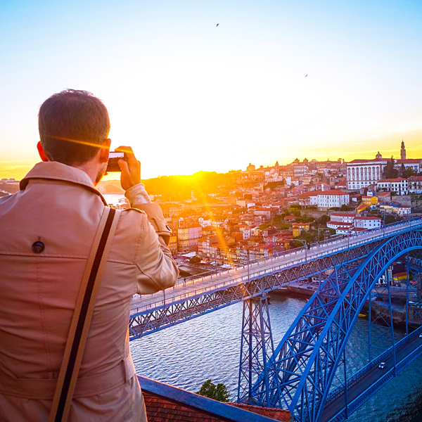 Sunset in Porto