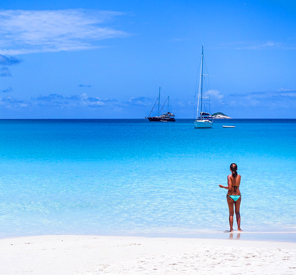 Daydreaming at Anse-Lazio Beach Seychelles