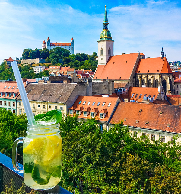 Lemon Fresh at Bratislava Sky Bar Slovakia