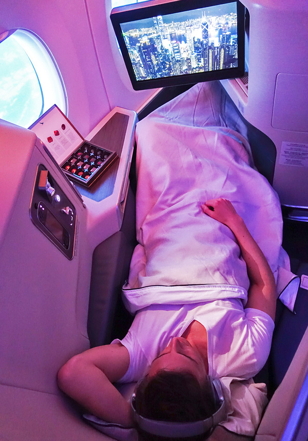 Cathay Pacific A350 Business Class Seat 12A Bart Lapers