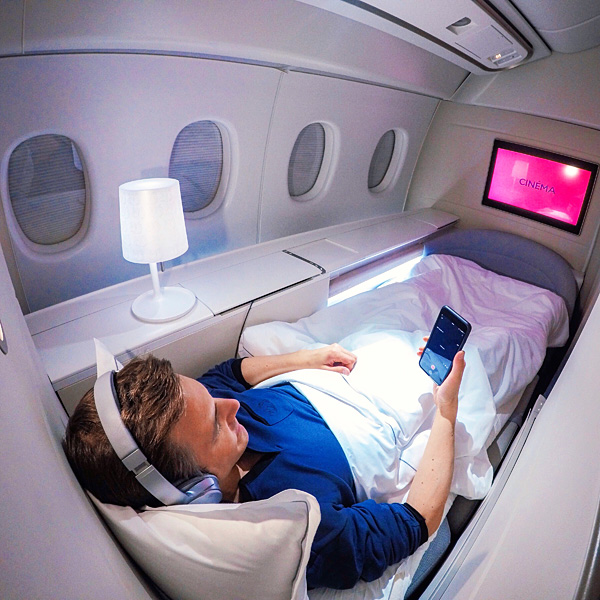 Air France La Premiere First Class Bart Lapers B777-300 Paris to Los Angeles April 2018