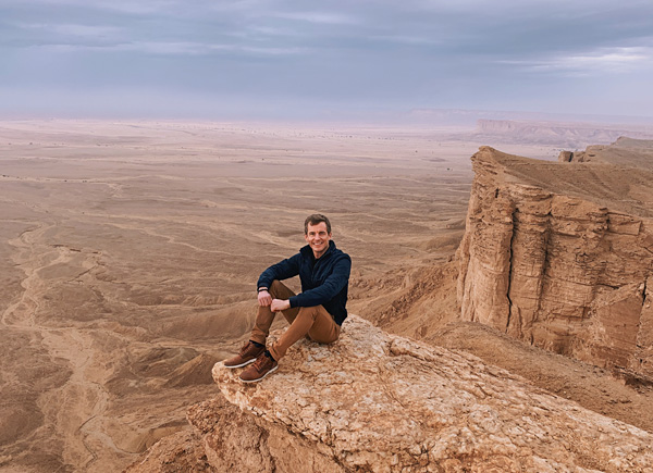 Bart Lapers at the Edge of the World, Saudi Arabia