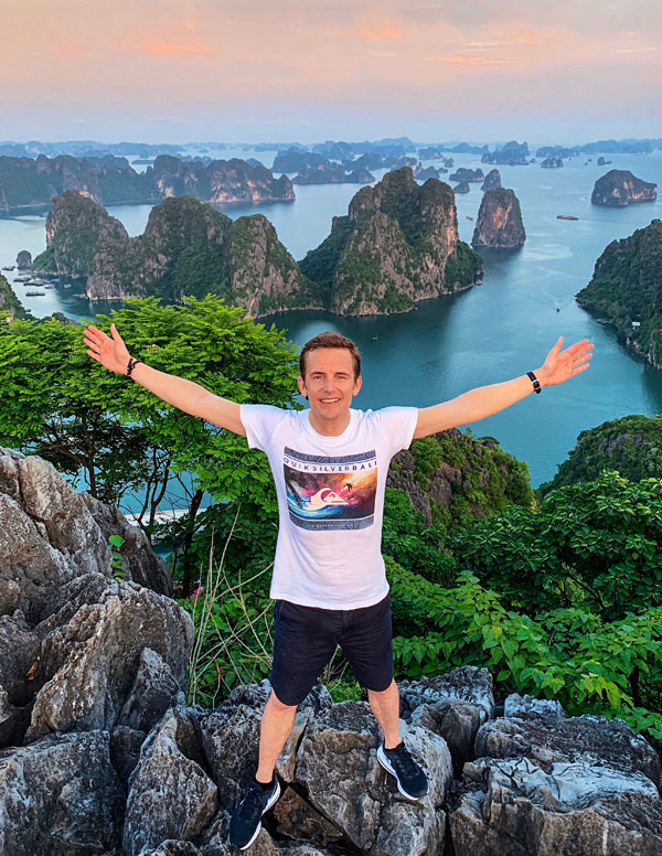 Bart Lapers at Bai Tho Mountain Halong Bay 2019