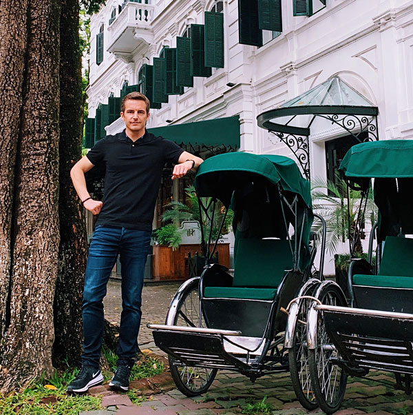 Bart Lapers at Sofitel Legend Metropole Hanoi