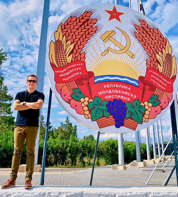 Bart Lapers in Tiraspol Transnistria Moldova