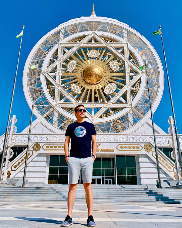 The Alem Center Turkmenistan the world's largest indoor ferris wheel