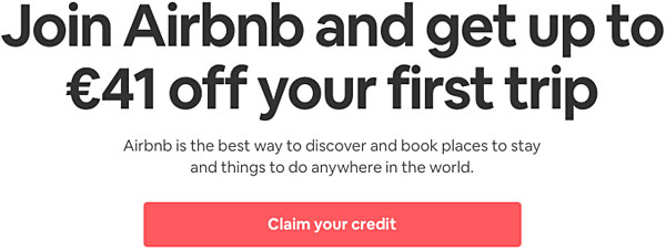 41 EUR airbnb discount code
