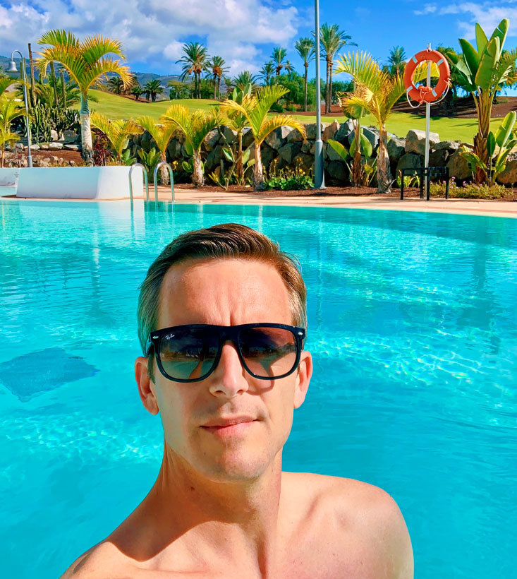 Bart Lapers at Las Terrazas de Abama Tenerife November 2020