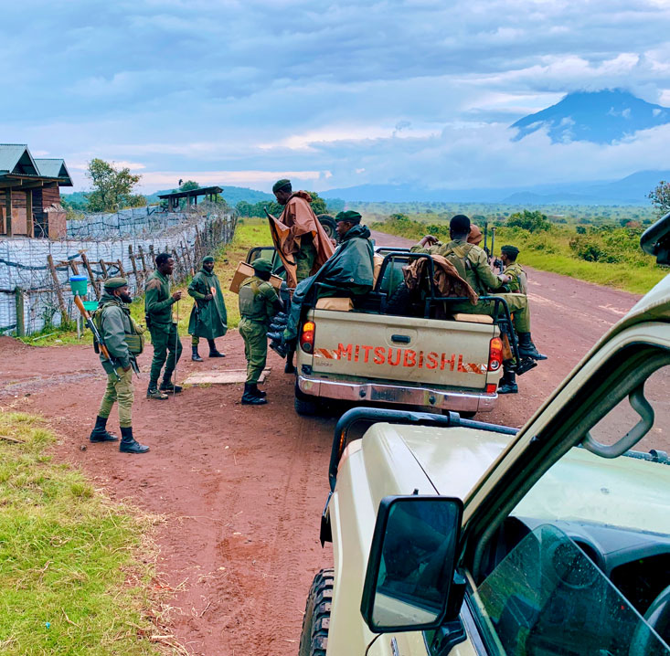Base Camp Virunga Park Rangers DRC February 2020