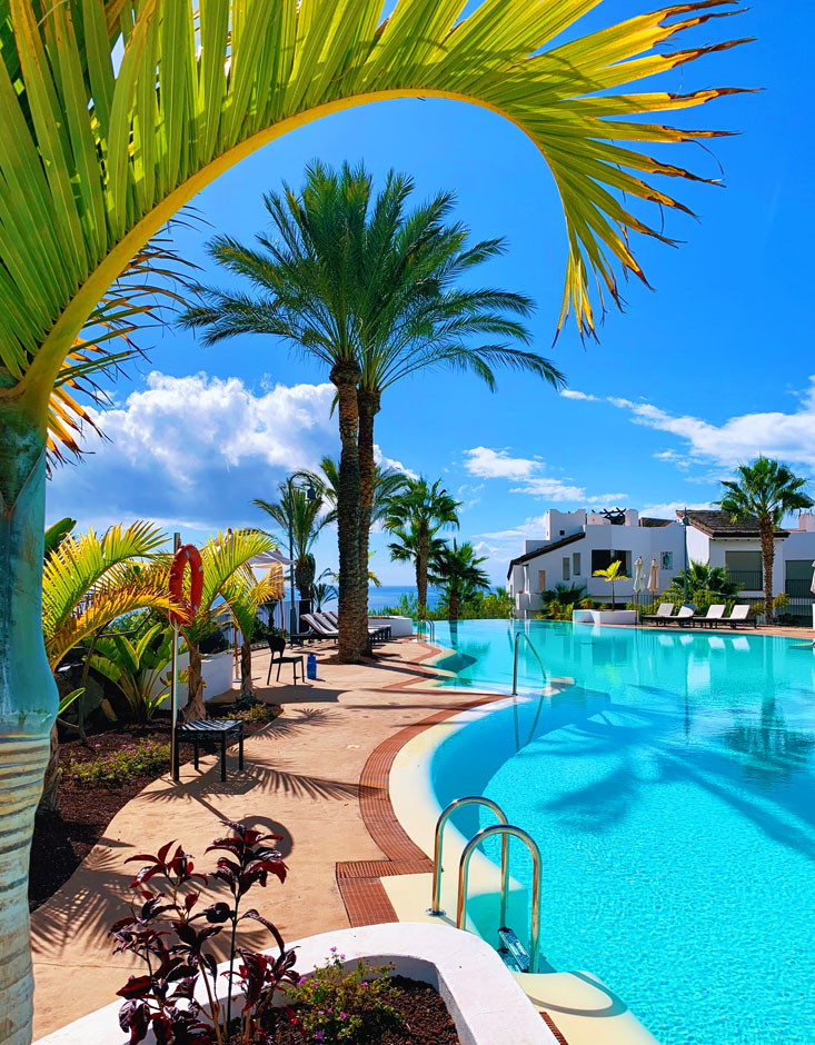 Pool at Las Terrazas de Abama Tenerife Nov 2020