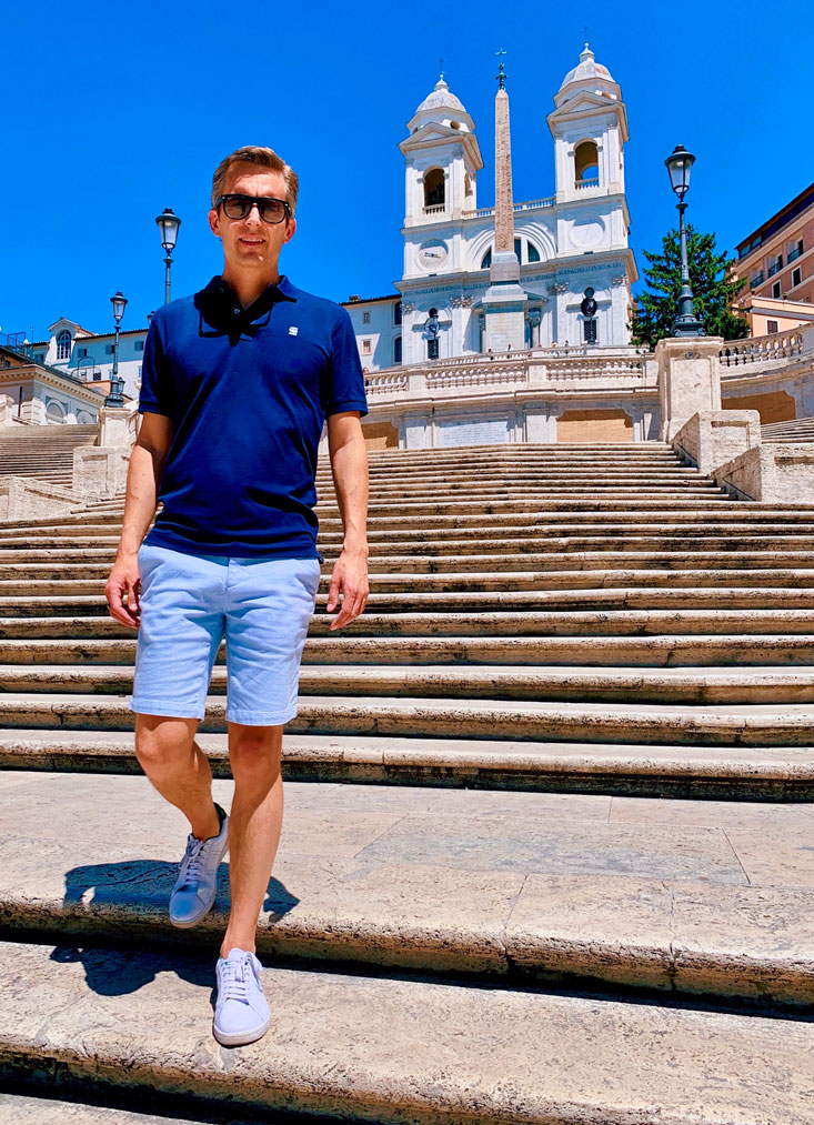 Spanish Steps Rome Bart Lapers July 2020